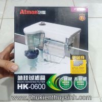 Lọc thác ATMAN HK-600 công suất 6W lưu lượng 720L/H dùng cho hồ 35-50cm