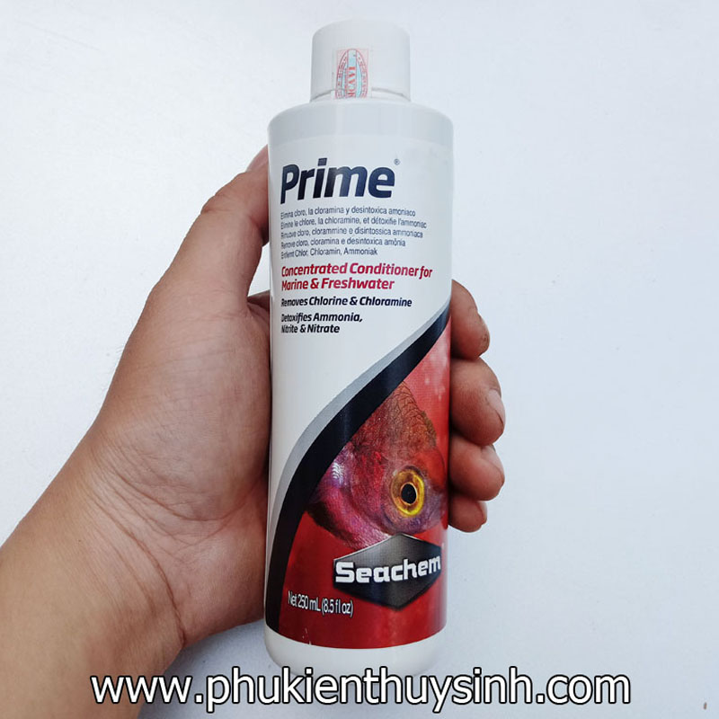 Khử độc cho nước mới Seachem Prime
