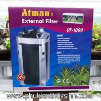 Lọc ATMAN DF-1000 18.5W 1200L/H cho hồ 80-150cm